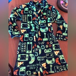 Sears Kids Gaming Robe - Blue and Orange